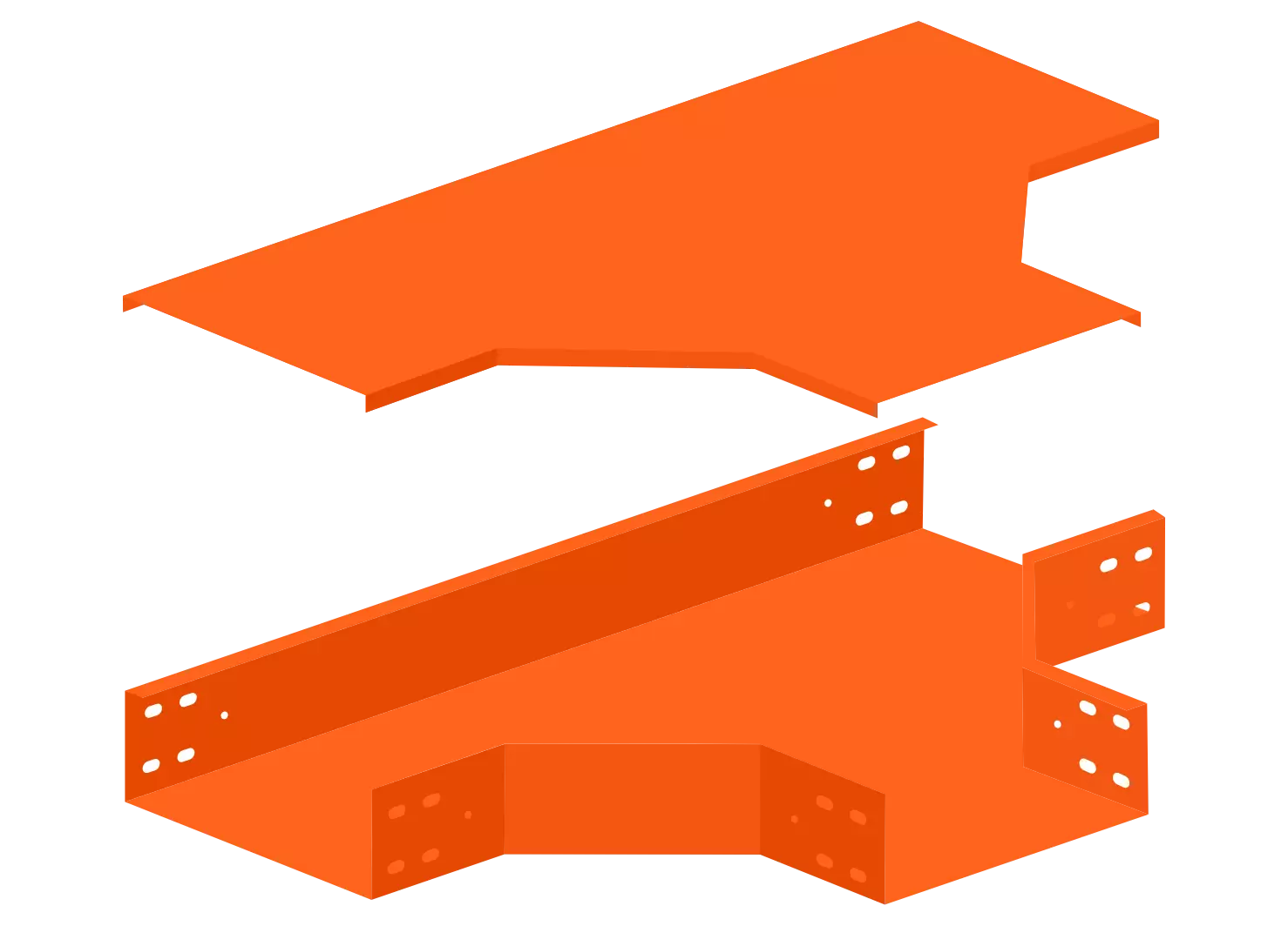 CO TÊ  MÁNG CÁP 100X100