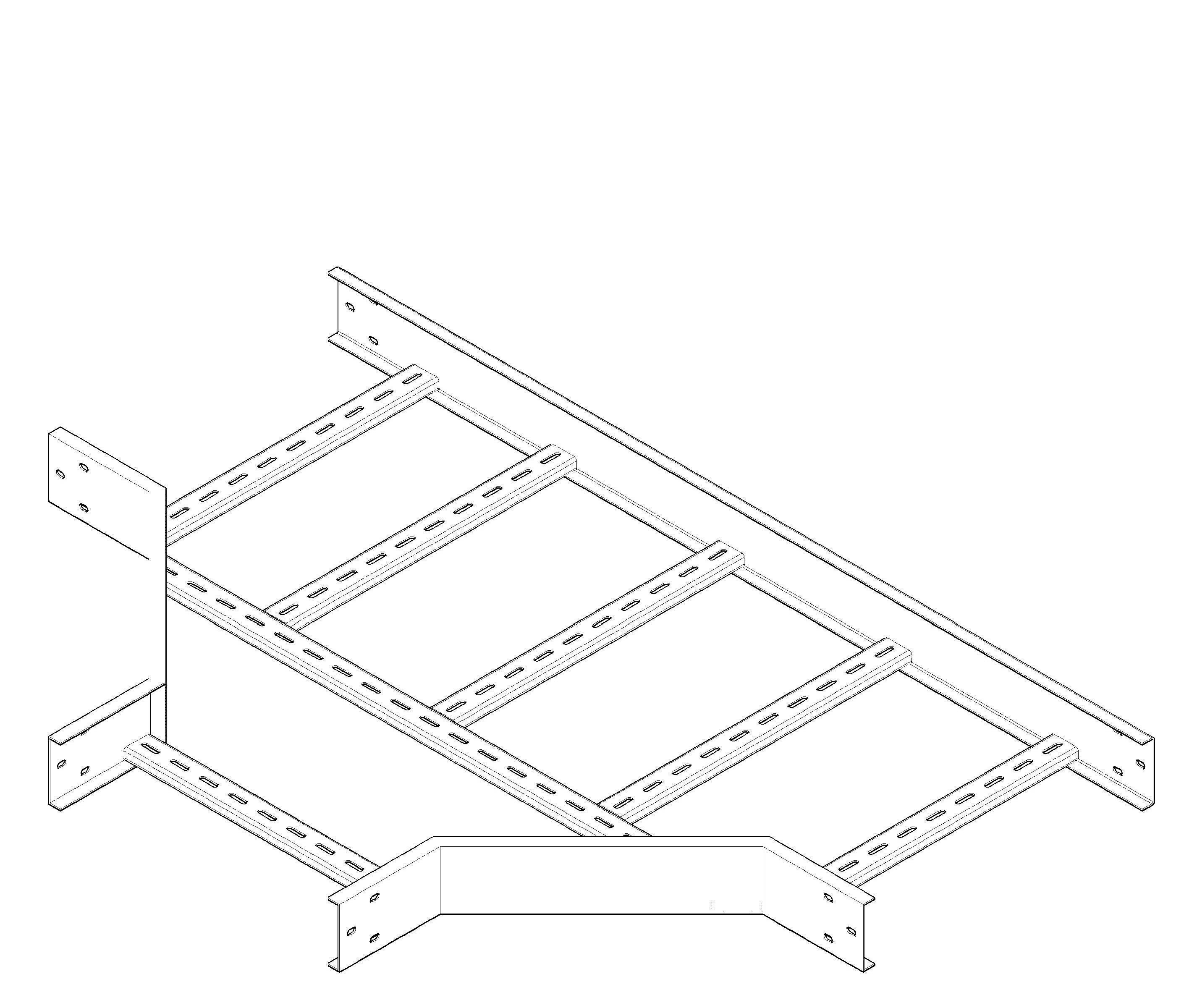 CO BA NGẢ THANG CÁP 500X100